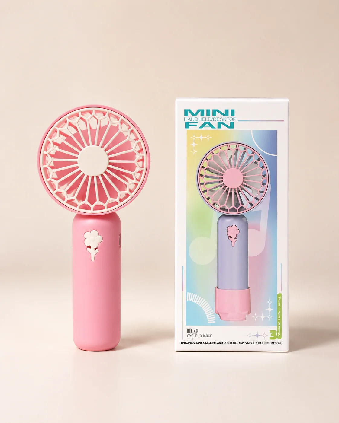 Rechargeable Handheld Mini Fan
